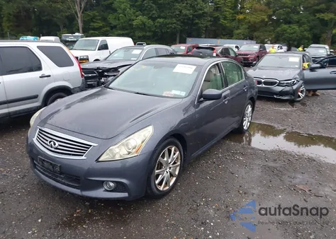 2010 Infiniti G37X из США, поврежденный, VIN JN1CV6AR5AM454692